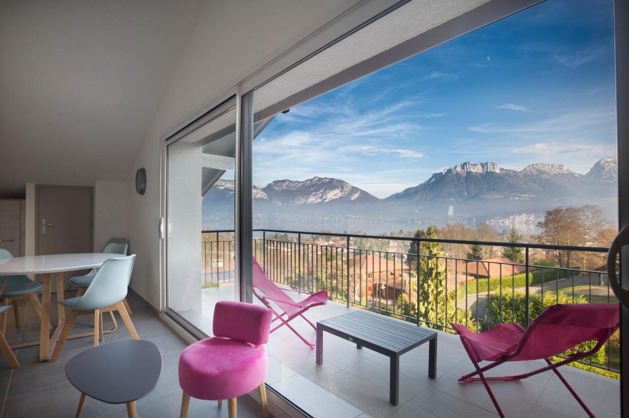 Appartement Mont Blanc - Vue Lac Sévrier Екстериор снимка